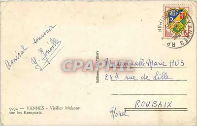 Vannes — Stare domy na Rempartach — Wydawnictwo G. TIGNY — Rewers