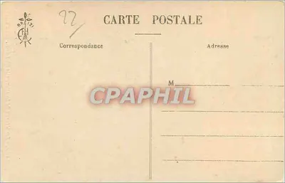 A Virgem da Capela St-Léon, perto de Uzel — Col. E. Hamonic, St-B. — Verso