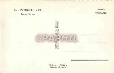 Bonne Source — Pornichet (Loire-Inférieure) — Éditions Gaby — Verso