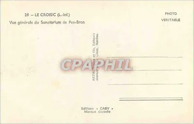 Le Croisic (L.-Inf.) — Vista generale del Sanatorio di Pen-Bron — Edizioni Caby — Verso
