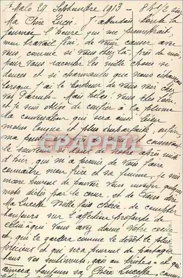 Criança empurrando uma menina em um trenó — ilustração — editor desconhecido — Verso