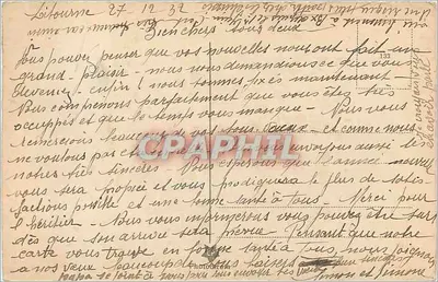 Mazzo di fiori blu — Buon Anno — cartolina postale — Verso
