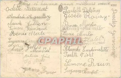Zasnieżony chalet w Alpach — Wesołych Świąt — E. Hinderberger — Rewers