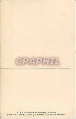 Goethe y Schiller — W. Friedrich — n° 1381 — Reverso