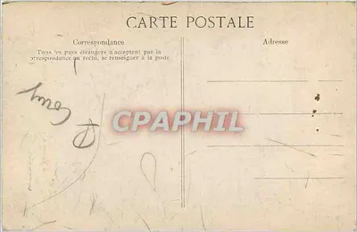 Widok na Szkołę Sztuk Pięknych — A. Vinvent, 4, rue des Beaux-Arts, PARIS — Rewers