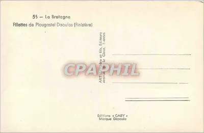 Duas meninas — Plougaouet (Finistère) — Éditions Gaby — Verso