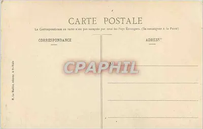O Forte Lalatte — forte medieval sobre falésia — R. Le Maillo, editor, em St-Malo — Verso