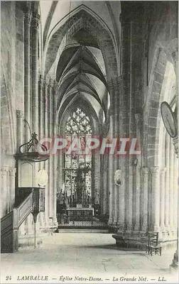Lamballe — Igreja de Nossa Senhora — A Grande Nave — LL. — n°24
