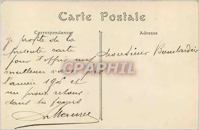 Lamballe — Widok z drogi cmentarnej — J. Sorel, wyd., Rennes — Rewers