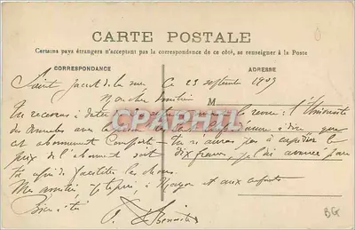 Cap Frébel (C.-du-N.) — Os Rochos e as Grutas — Edit. Passemard, Dinan — Verso