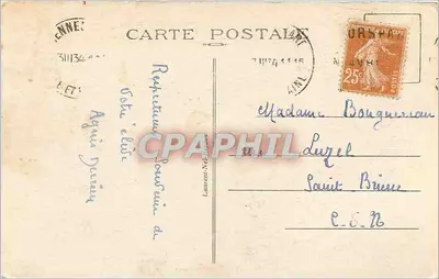 Rennes — Pałac Nauki — wydawca Laurent-Nélaton, nr 2198 — Rewers