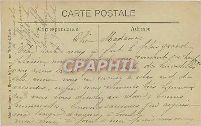 TOUGY — O Castelo — Sinti-Bruneau, Paris — Verso