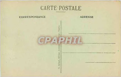 Challans — O Monumento aos Mortos pela Pátria — G. Artaud, editor, Nantes — Verso