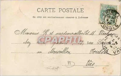 Épinal — Les Grands Sables — Fototipia Paul Testart, Épinal — Verso
