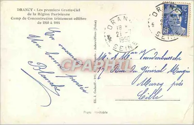 Drancy — Os primeiros Arranha-Céus da Região Parisiense — Éd. J. Godoff - 493 — Verso