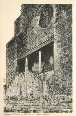 Najac — Igreja Rosace — L'Aveyron Illustré