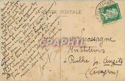 Kust van de Azuurzee — Van Nice naar Cannes, Grasse, Saint-Raphaël en Fréjus — Uitgever onbekend, serie-nummer 5 — Achterkant