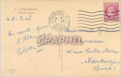 Strasbourg — Gniazdo kruków — Fehs & Fils, wydawca — Rewers