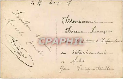 Jeune femme en robe rose — portrait studio — éditeur FURIA n° 708 — Verso