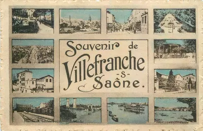 Villefranche-sur-Saône — Lembrete de Villefranche-sur-Saône — Martinaud, Livraria-Editora, Villefranche-sur-Saône
