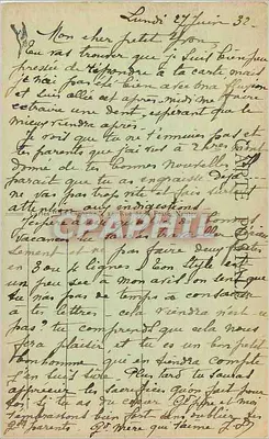 NANTES - Wewnętrzny widok zamku — 1778 — Nieznany wydawca — Rewers