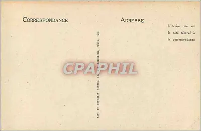 Isla de Bréhat — La Punta del Guersido — Editor: Lévy y Neutolain, París — Reverso
