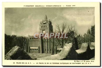 Palácio da A.O.F. — Exposição Colonial Internacional — Paris 1931