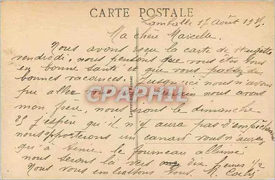 Dinan — Stare domy w Jerzual (Obok ulicy Laiterie) — Wydawca Le Jersual, nr 2318 — Rewers