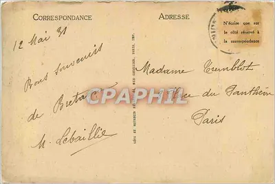 Tréguier — Kalwaria Naprawcza — Hernot, Statuaire, Lannion — Rewers