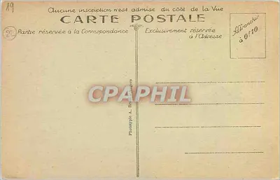 Trégastel - dziwne skały - Le Dé - A. B. — Rewers