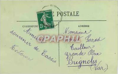 Cassis — Vista geral — II — Les Calanoues — Verso