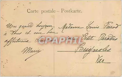 Stara pocztówka P Tarrant Pinx Dziecko — Rewers