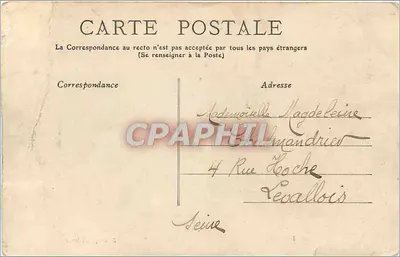 Bordeaux - Kąt Ogrodu Publicznego — L. Bosq, Bordeaux, n°107 — Rewers