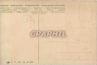 Castelo nevado — Natal — L. V., Ed. Ch. B 810 — Verso