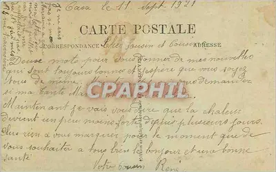 Casablanca — Boulevard de l'Horloge — uitgever SOUL-POUR — Achterkant