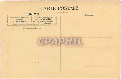 Paris — Place Vendôme — L'Union — Verso