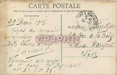 Revigny (Meuse) — ruínas após 1914 — GEO. 56 — Verso