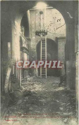 Gersbiller — Desolação da capela do castelo após a guerra — E. Daguen, editor