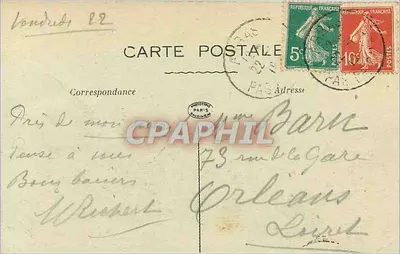 Arras – Hotel de Ville e Belfroi — Ruínas após guerra — Phototype Paris — Verso