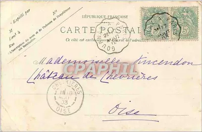O Velho Ponte de Poissy (século XIII) e o Velho Moinho — Edição « Chianon » No 1181, P. M., fot. — Verso
