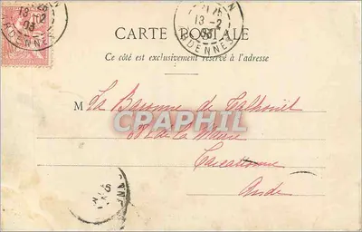 Sedan - Canal do Moulin, atrás da gendarmeria — Suzaine-Pierson, editor, Sedan, n°98 — Verso