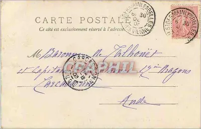 Limoges — L'Abbessaille — editor não identificado, n° de série 200 — Verso