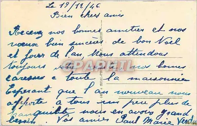 Menton — Widok z granicy włoskiej — Wydawca EOE — Rewers