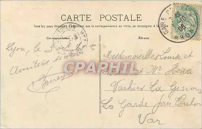 LYON — Most Serin. Fort Saint-Jean — P. Martel, Lyon, n°35 — Rewers