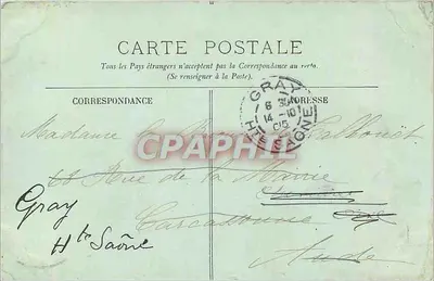 Criel-Plage — O Asilo — LL. — H. Cambier — Verso