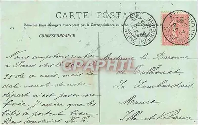 Le Tréport — A Escada da Falésia — H. Cambier, n°35 — Verso