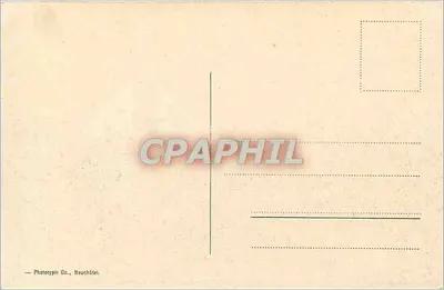 Widok na Évian, jezioro Leman i Alpy — 4329 — Phototypie Co., Neuchâtel — Rewers