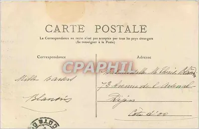 AIX-les-BAINS — Ogólny widok zakładu termalnego — wydawca MONTANNE — Rewers