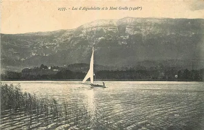 Lago d'Aiguebelette e o Monte Grelle (1426m) — Editor Cretiaux, n° 2377