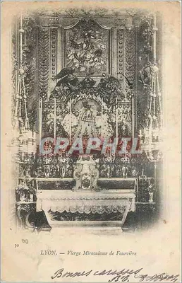 LYON — Vierge Miraculeuse de Fourvière — Collection N.D. Phot.